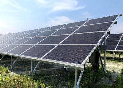 両面発電パネル発電所設置（青森県八戸市） - ECO LINE GLASS-GLASS 60/295-315W