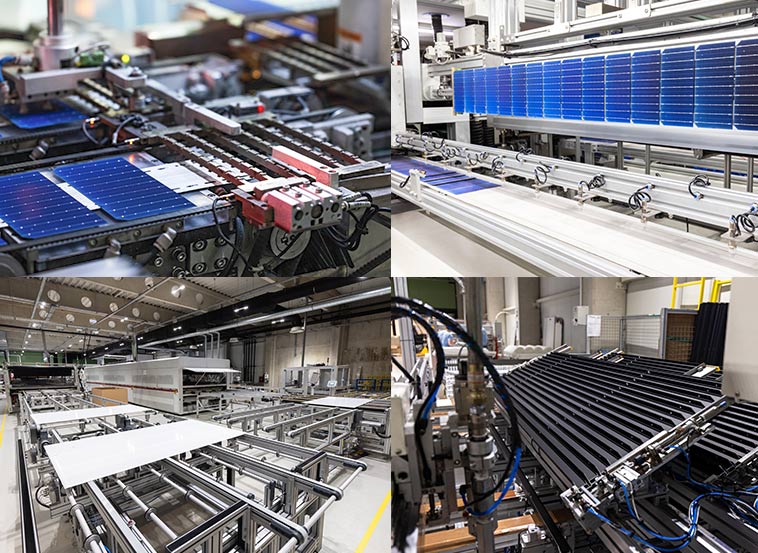 LUXOR Solarmodul Produktion